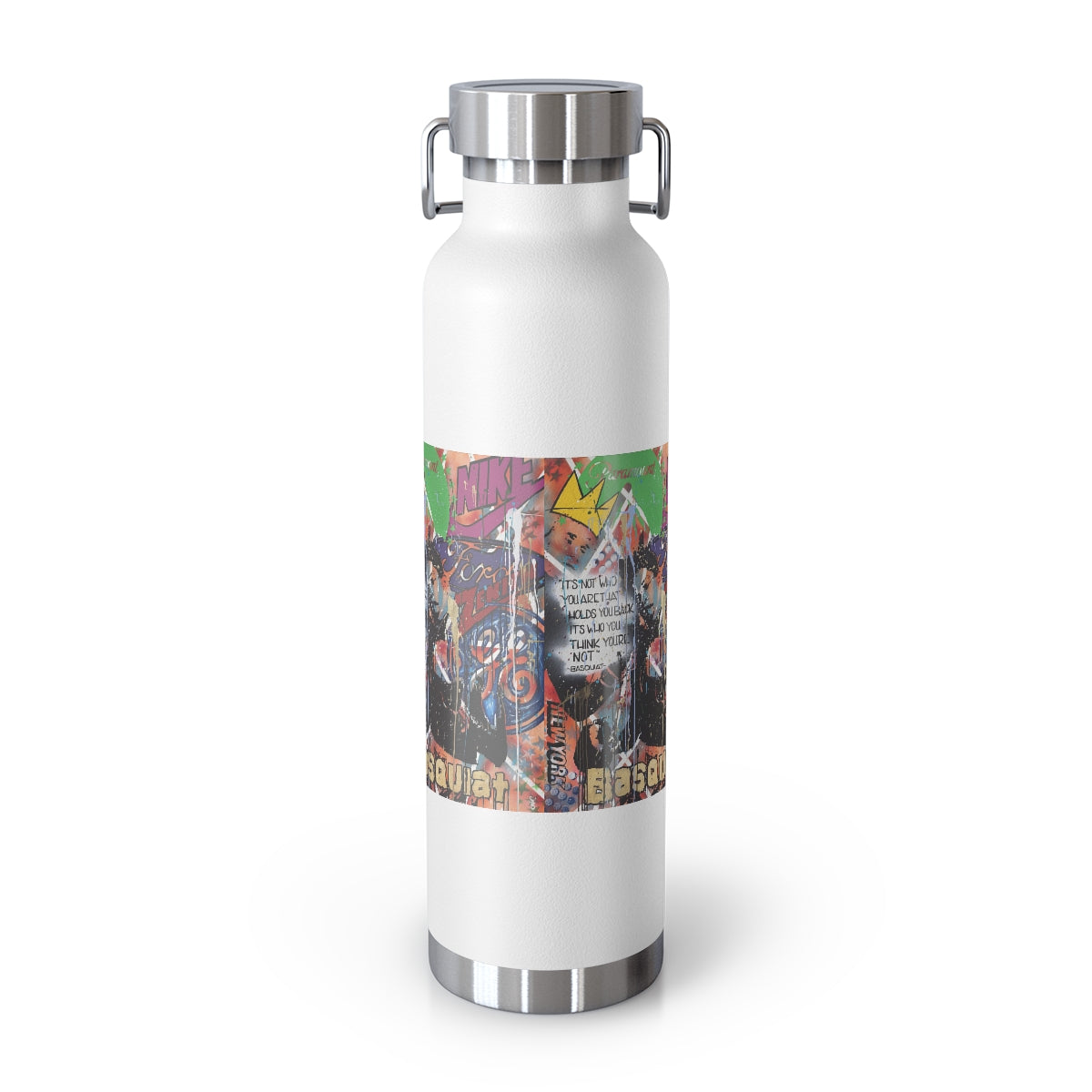 "Basquiat/Warhol Tribute" Copper Vacuum Insulated Bottle, 22oz