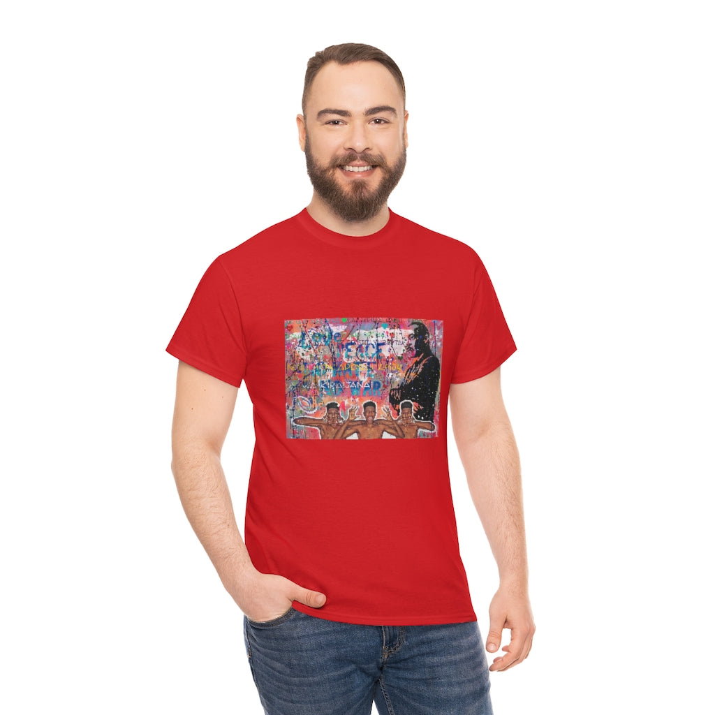 "No Hate Just Love" Unisex Heavy Cotton Tee