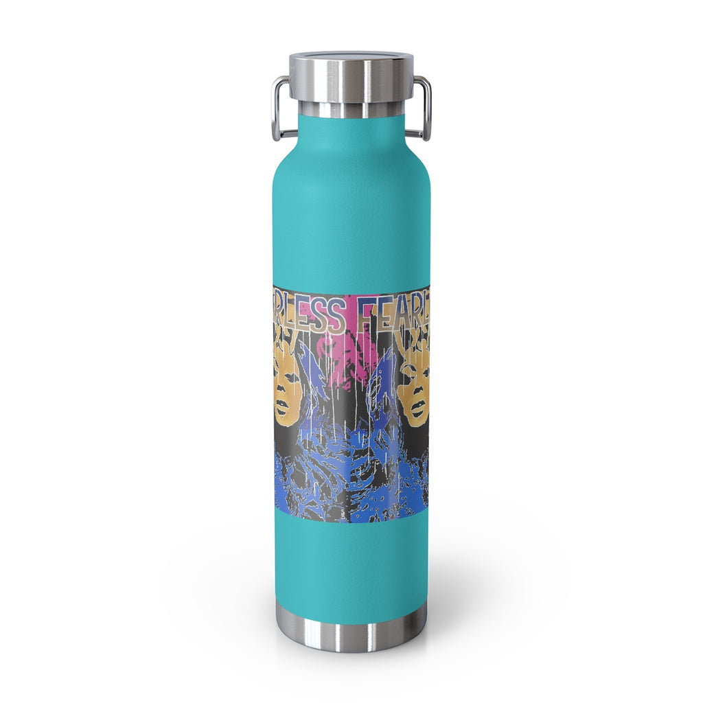" Fearless-Inspired By Beyonce" Copper Vacuum Insulated Bottle, 22oz