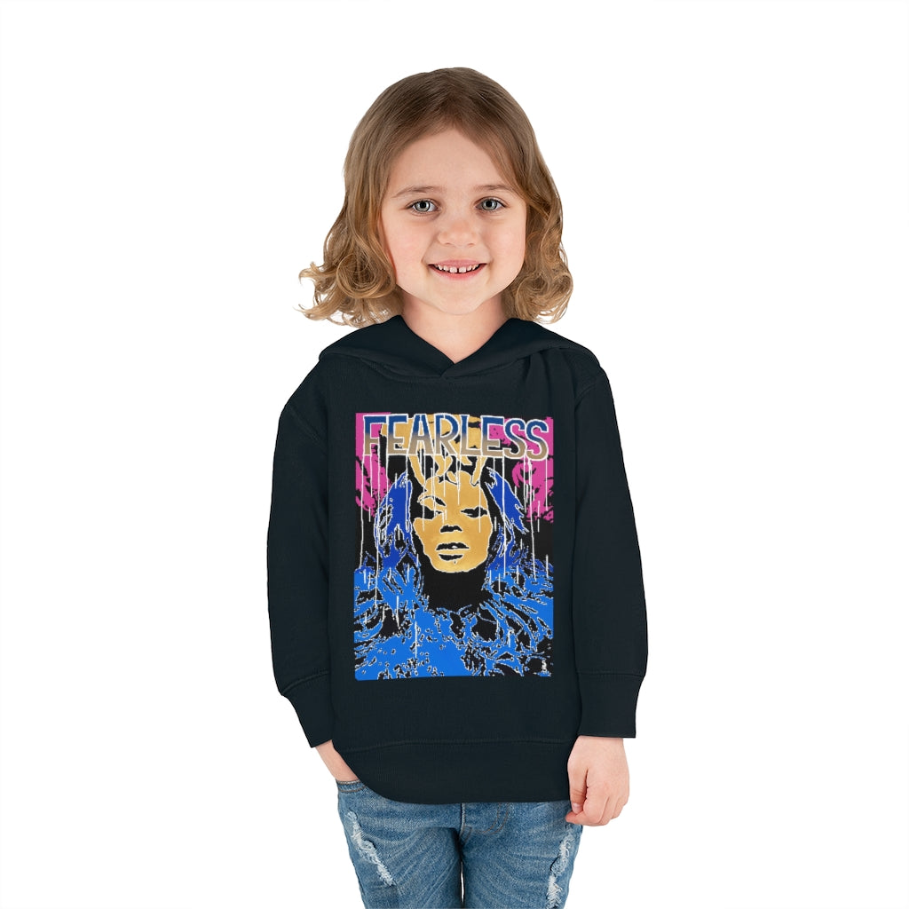 "Fearless" Toddler Pullover Fleece Hoodie