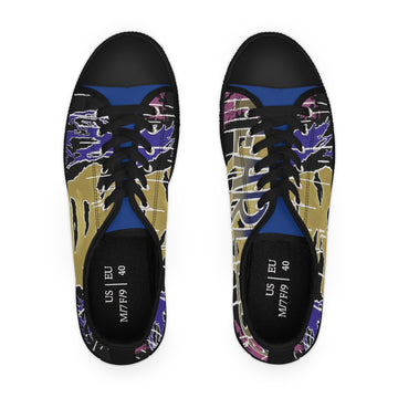 "Fearless" Women's Low Top Sneakers