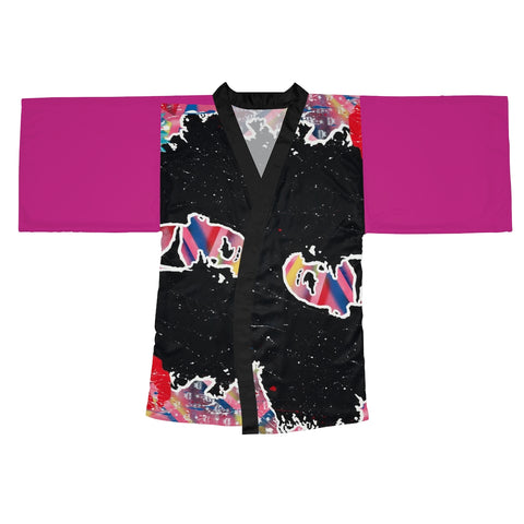 "Embodied" Long Sleeve Kimono Robe