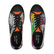 Load image into Gallery viewer, 'Basquiat/Warhol Tribute" Women's Low Top Sneakers
