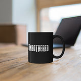 "Unbothered" 11oz Black Mug