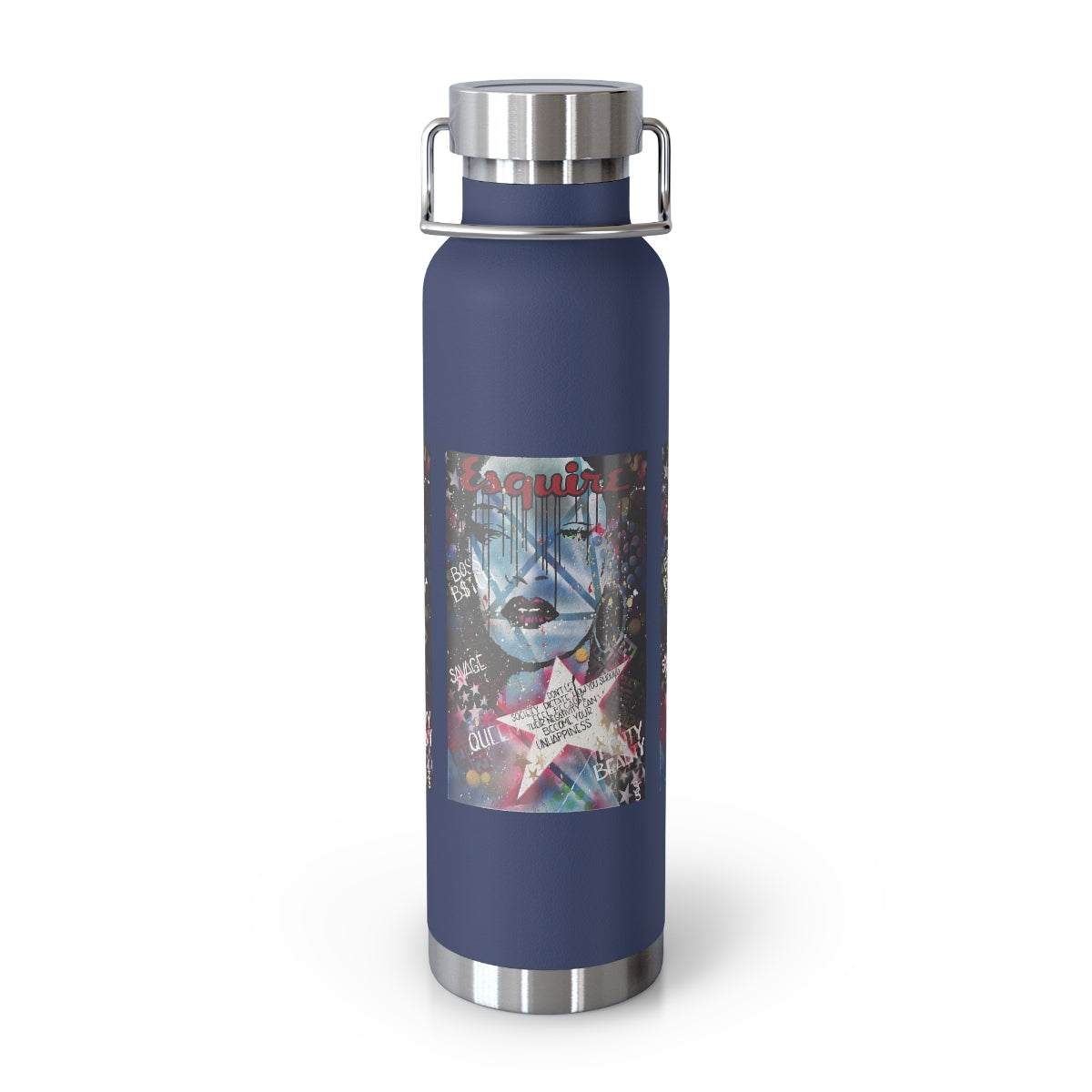 "Be The Boss-Inspired By Rihanna" Copper Vacuum Insulated Bottle, 22oz