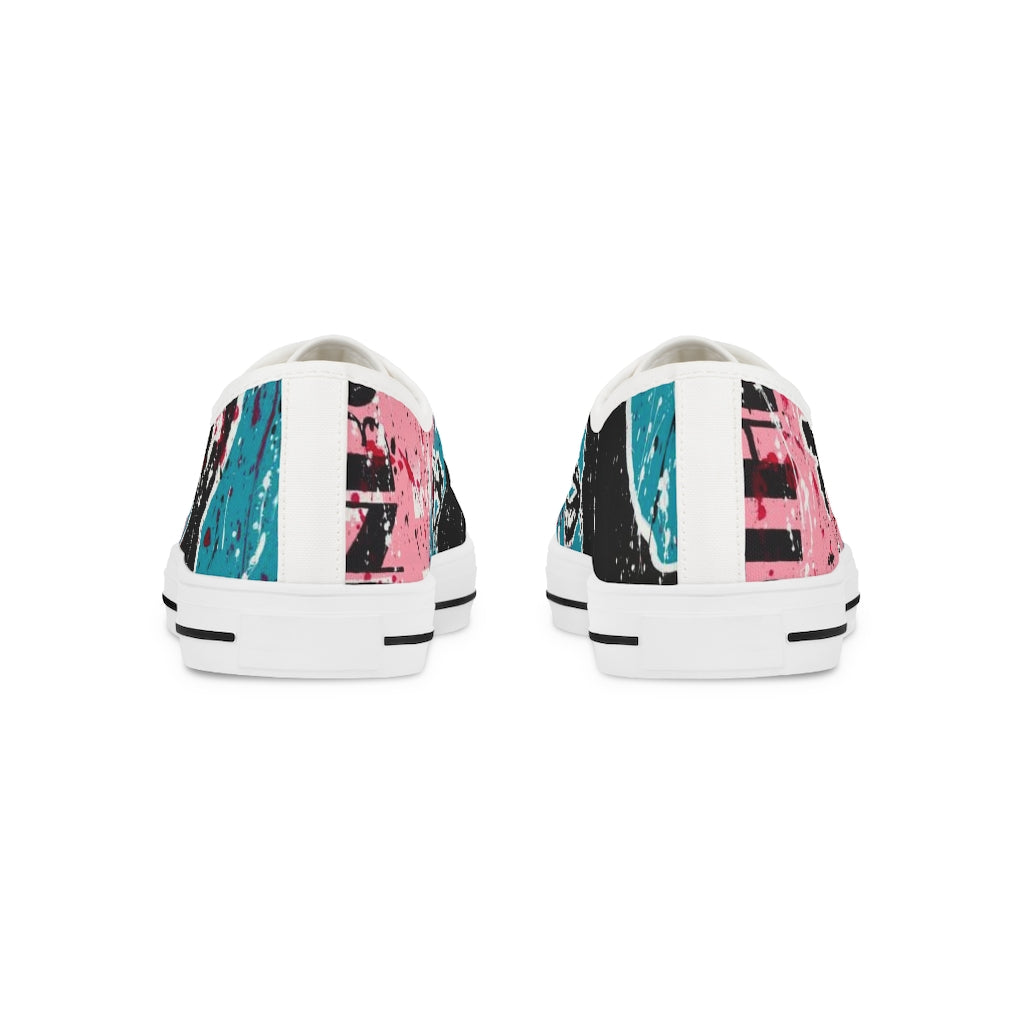 "Unbothered Inspired By Grace Jones" Men's Low Top Sneakers