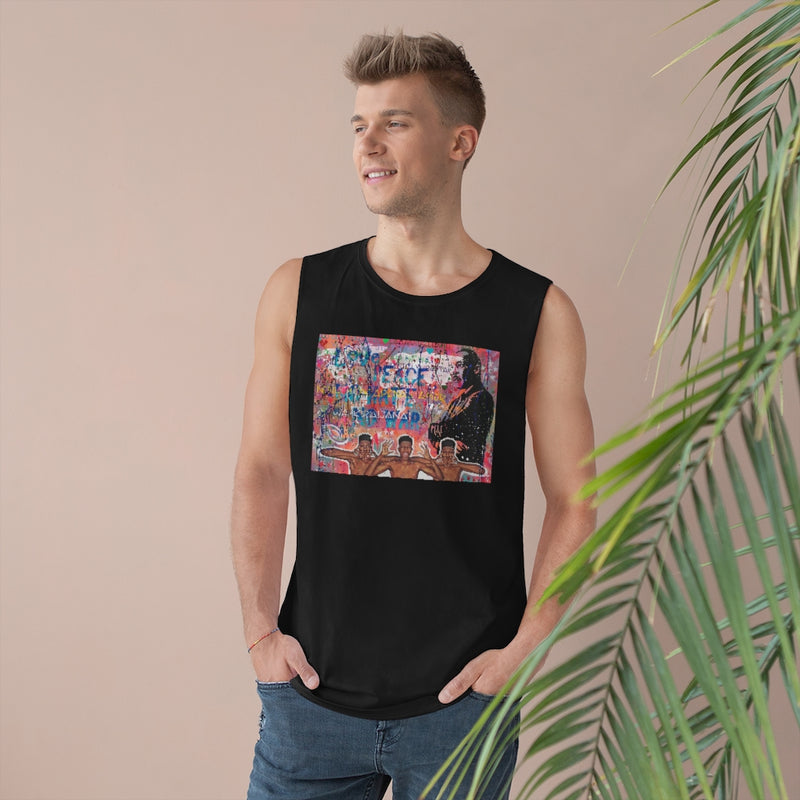 "No Hate Just Love" Unisex Barnard Tank