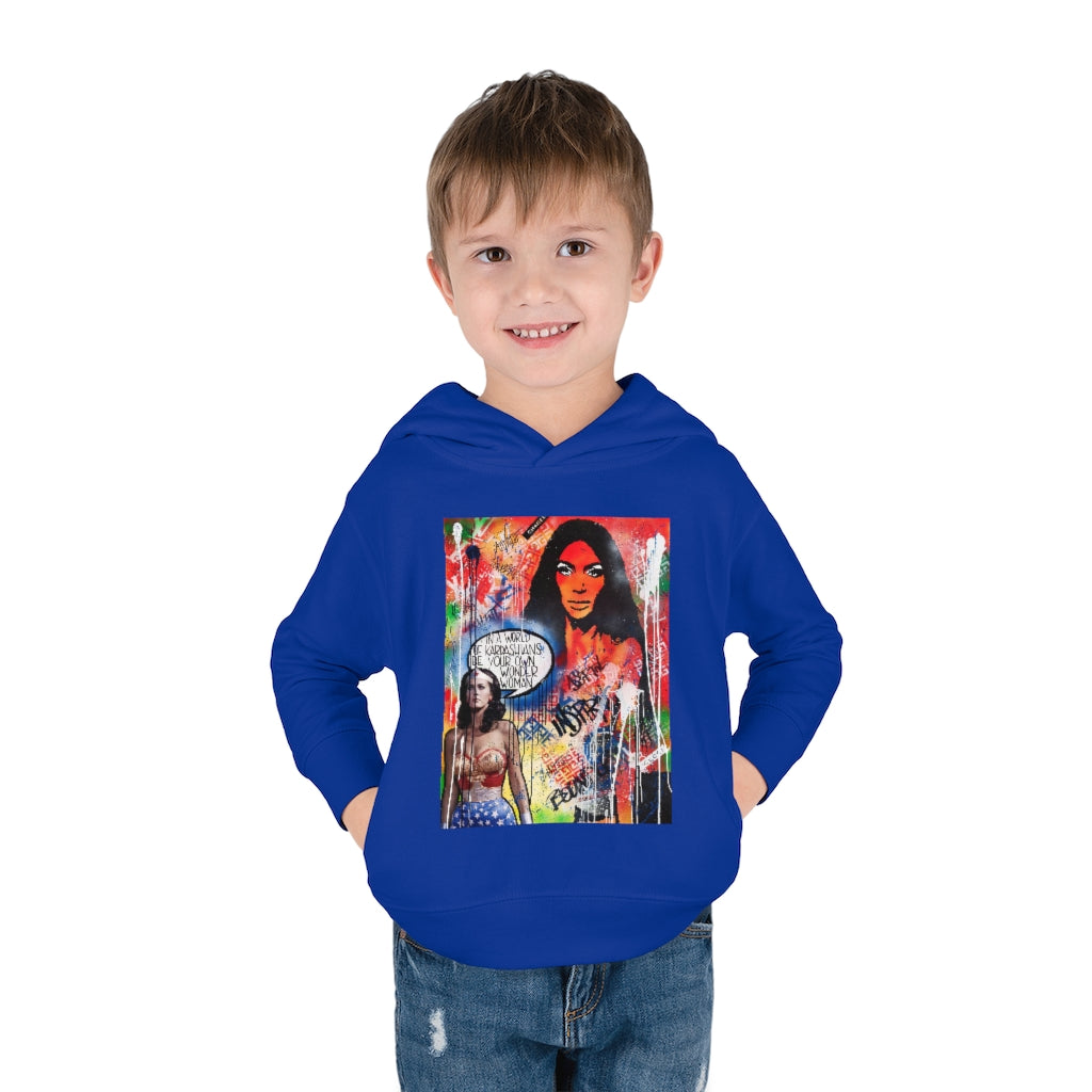 "Dare To Be Different" Toddler Pullover Fleece Hoodie