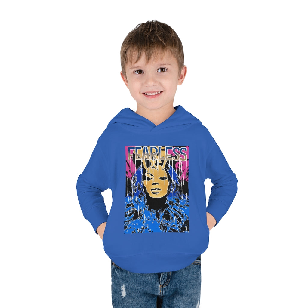 "Fearless" Toddler Pullover Fleece Hoodie