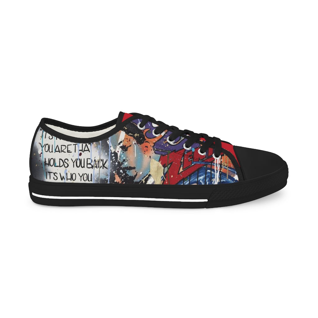 "Basquiat/Warhol Tribute" Men's Low Top Sneakers