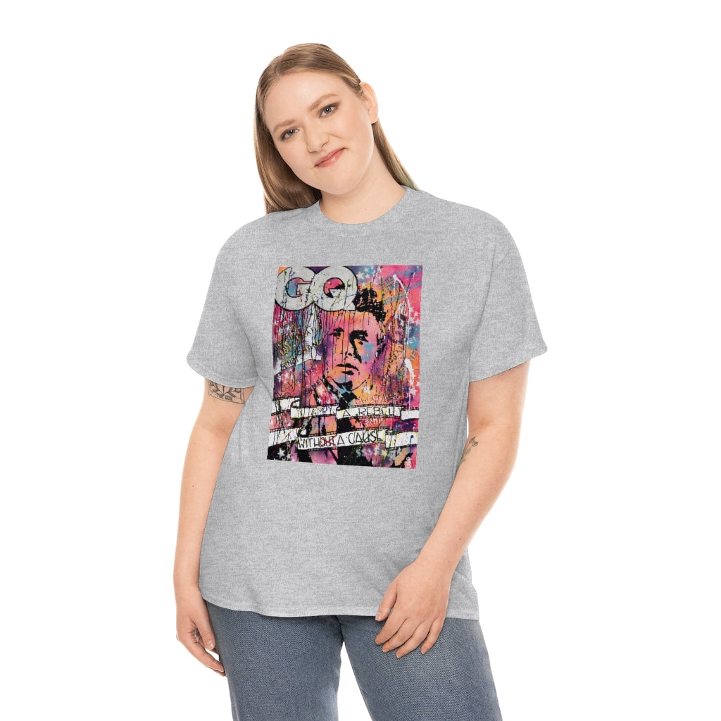 "Rebel With A Cause" Unisex Heavy Cotton Tee