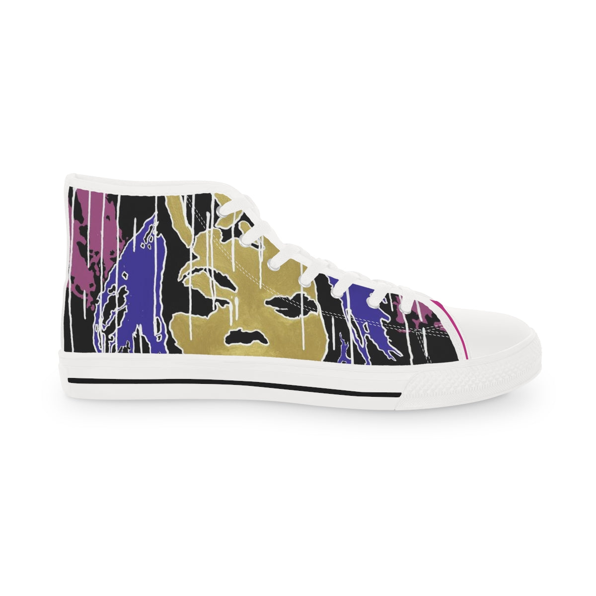 "Fearless Inspired By Beyonce" Men's High Top Sneakers
