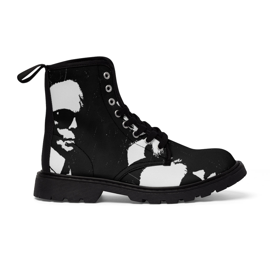 "Label Whore 2" Men's Canvas Boots