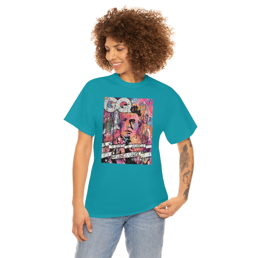 "Rebel With A Cause" Unisex Heavy Cotton Tee