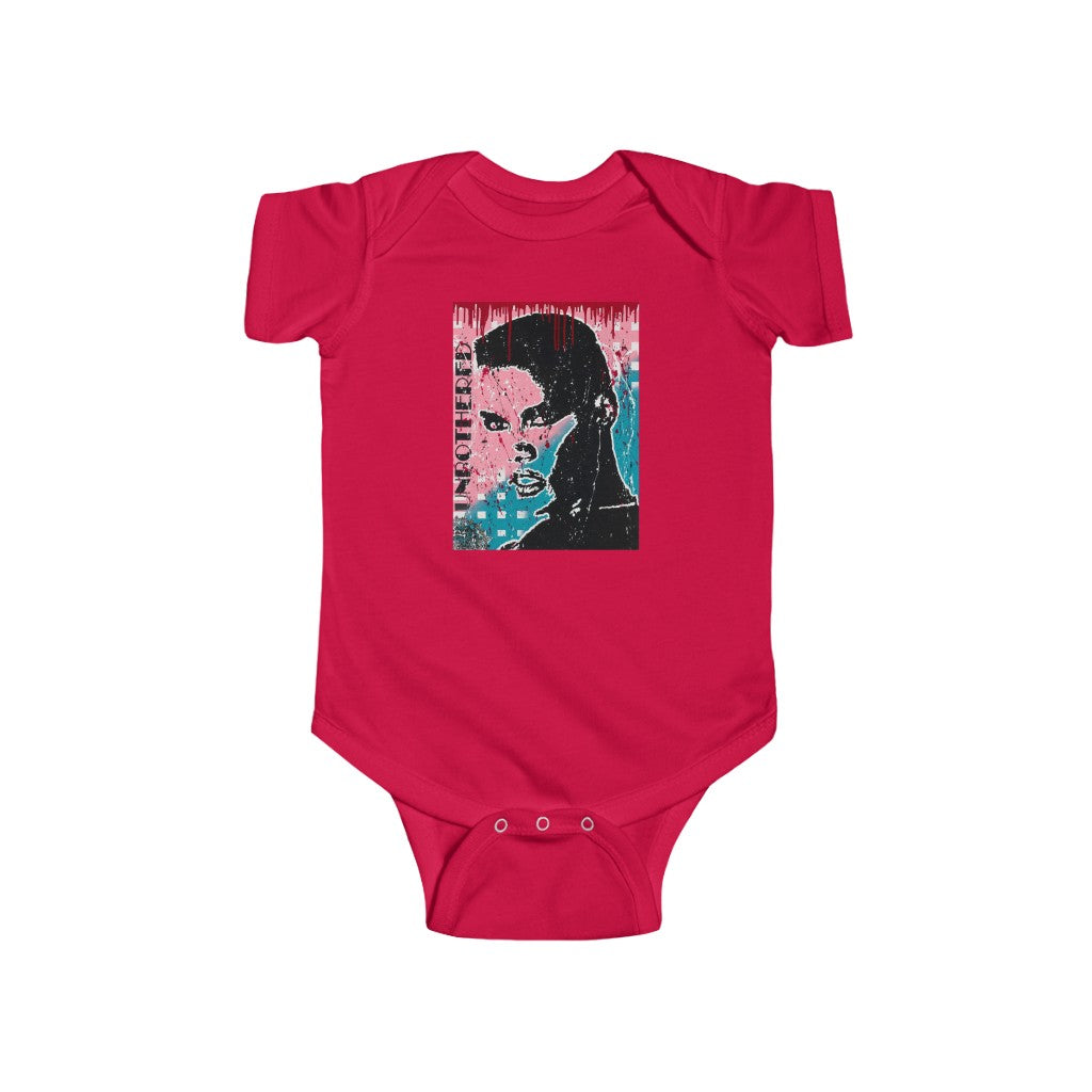 "Unbothered-Grace Jones" Infant Fine Jersey Bodysuit