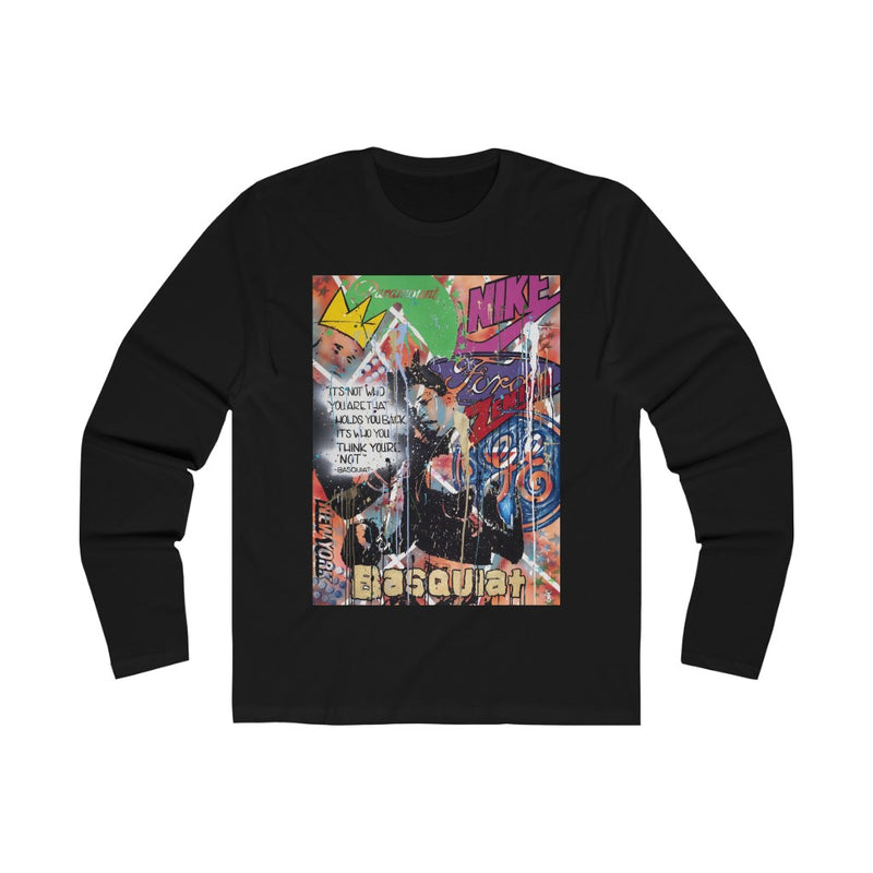 "Basquiat/Warhol Tribute" Men's Long Sleeve Crew Tee