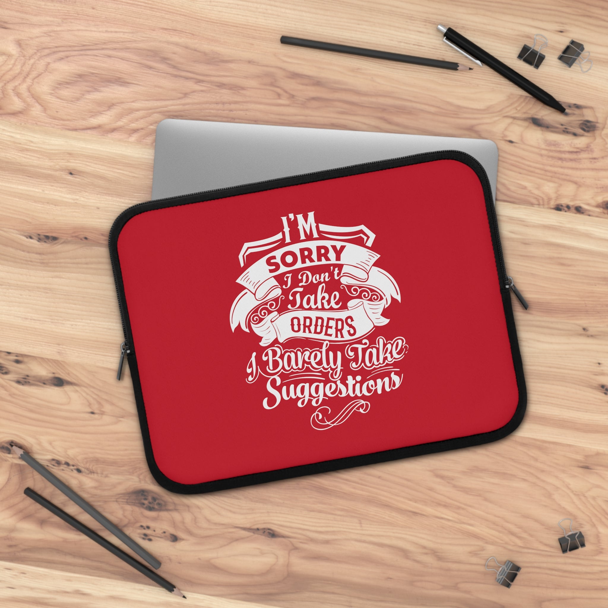 "I'm Sorry ....."  Laptop Sleeve