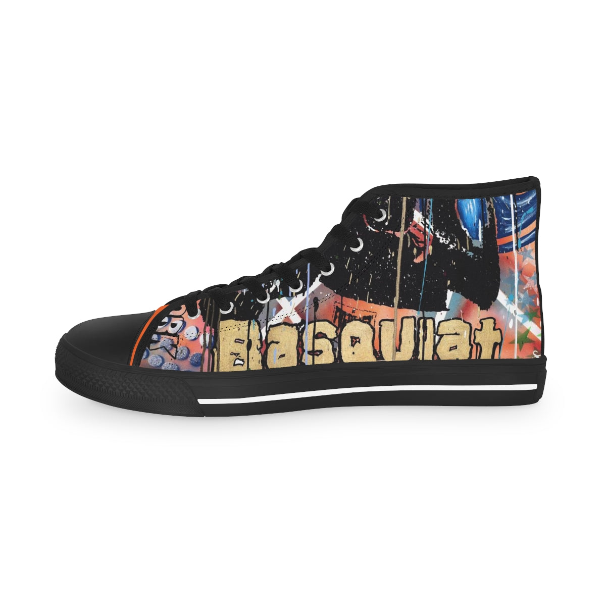 "Basquiat/Warhol Tribute" Men's High Top Sneakers