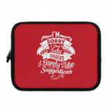 "I'm Sorry ....."  Laptop Sleeve