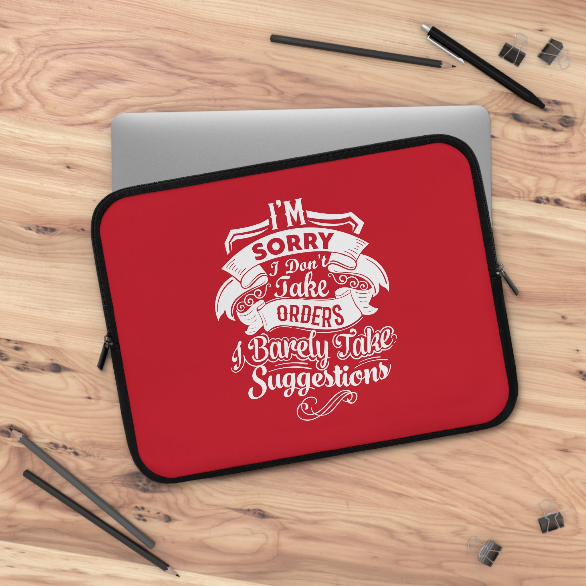 "I'm Sorry ....."  Laptop Sleeve