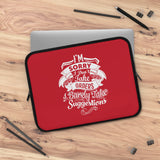 "I'm Sorry ....."  Laptop Sleeve