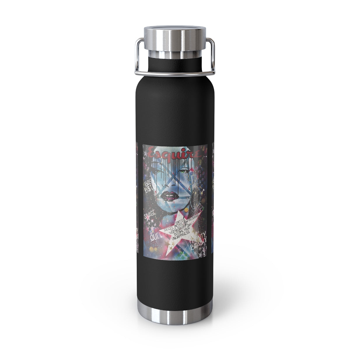 "Be The Boss-Inspired By Rihanna" Copper Vacuum Insulated Bottle, 22oz