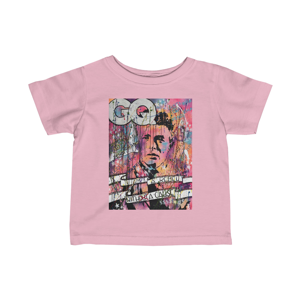 "Rebel With A Cause" Infant Fine Jersey Tee