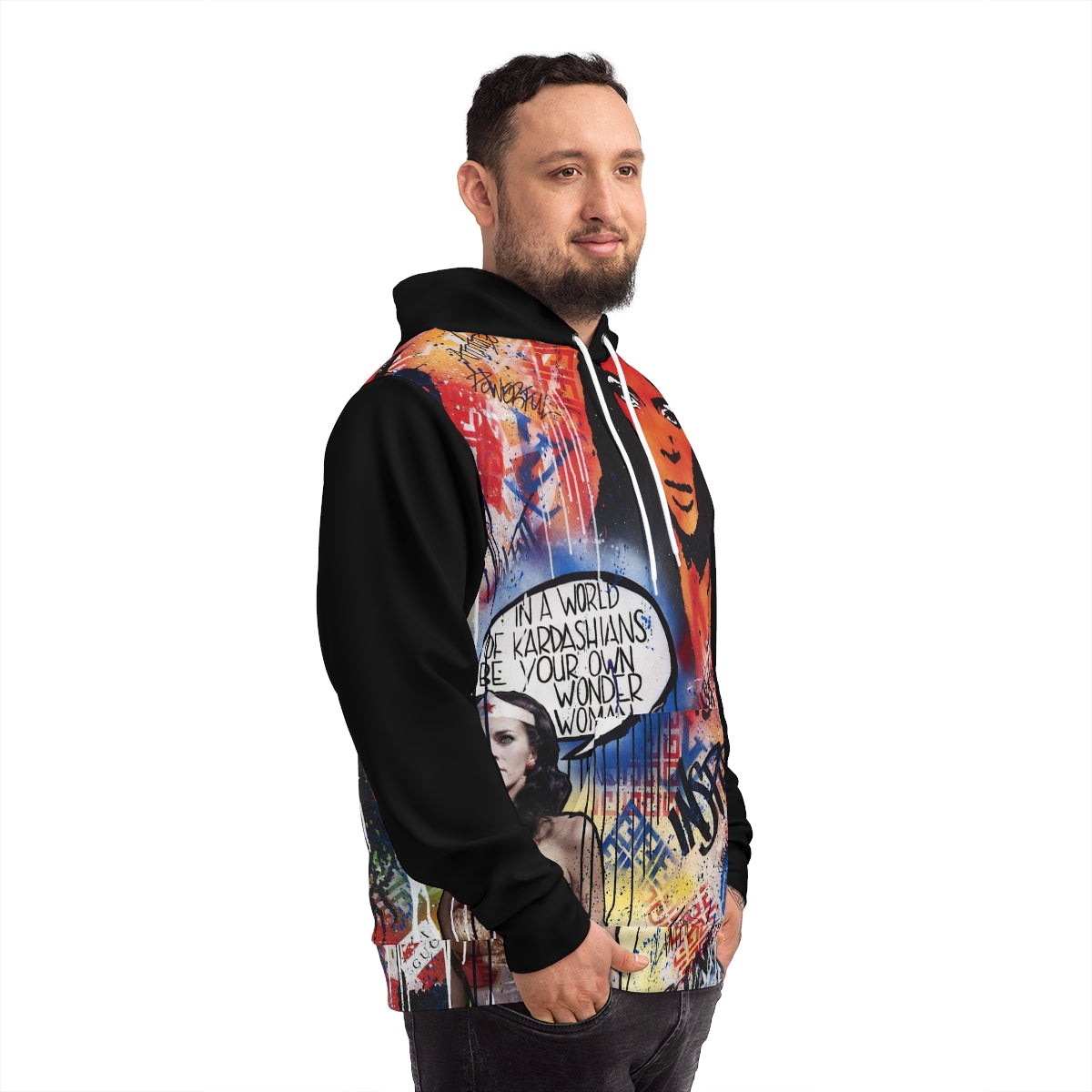 "Dare To Be Different" Unisex AOP Fashion Hoodie