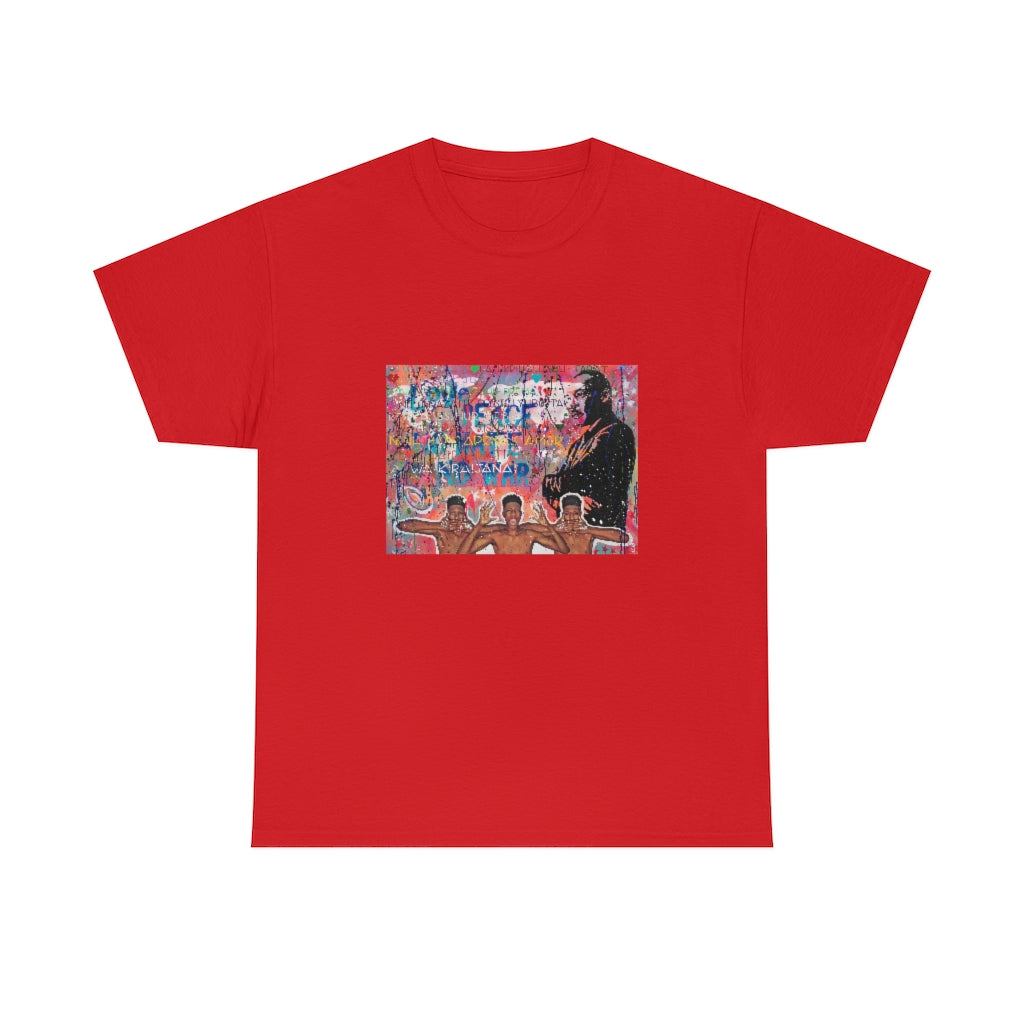 "No Hate Just Love" Unisex Heavy Cotton Tee