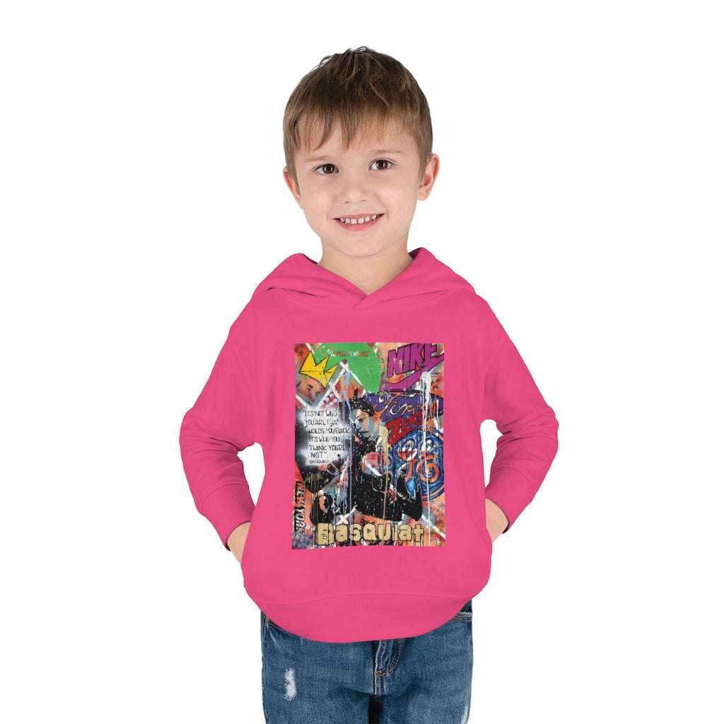 "Basquiat/Warhol Tribute" Toddler Pullover Fleece Hoodie