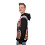 "No Hate Just Love" Men's All-Over-Print Hoodie