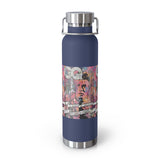 "Rebel With A Cause- Inspired By James Dean" Copper Vacuum Insulated Bottle, 22oz
