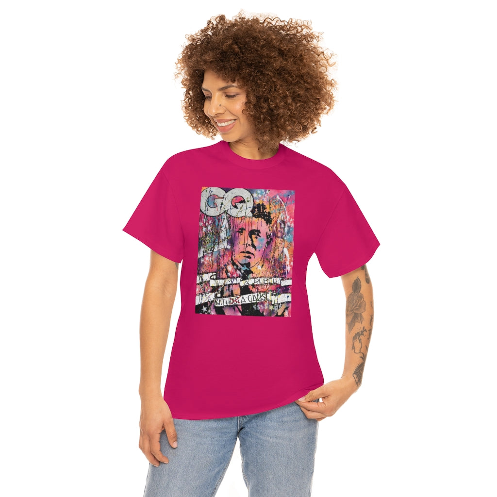 "Rebel With A Cause" Unisex Heavy Cotton Tee
