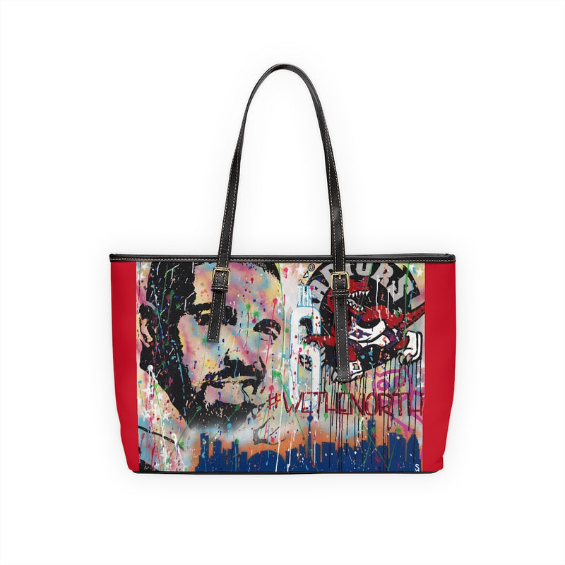 "Remember The North" PU Leather Shoulder Bag