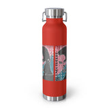"Unbothered-Inspired By Grace Jones" Copper Vacuum Insulated Bottle, 22oz