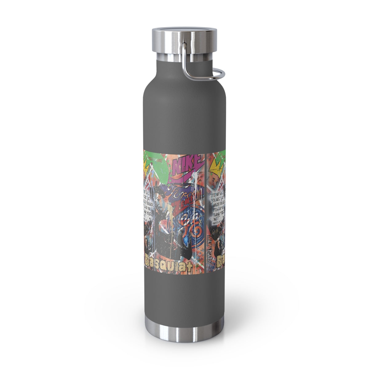"Basquiat/Warhol Tribute" Copper Vacuum Insulated Bottle, 22oz