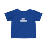 "100% Melanin" Infant Fine Jersey Tee