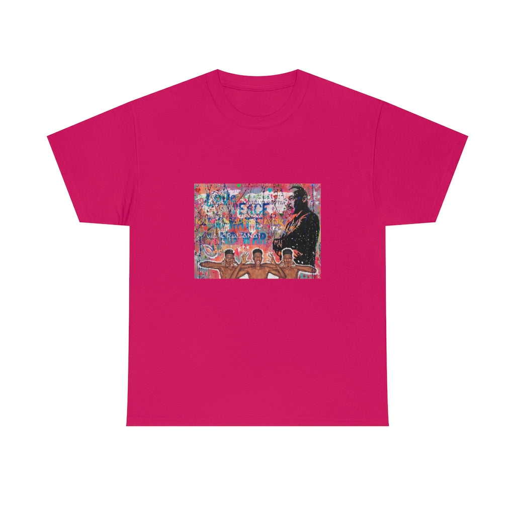 "No Hate Just Love" Unisex Heavy Cotton Tee