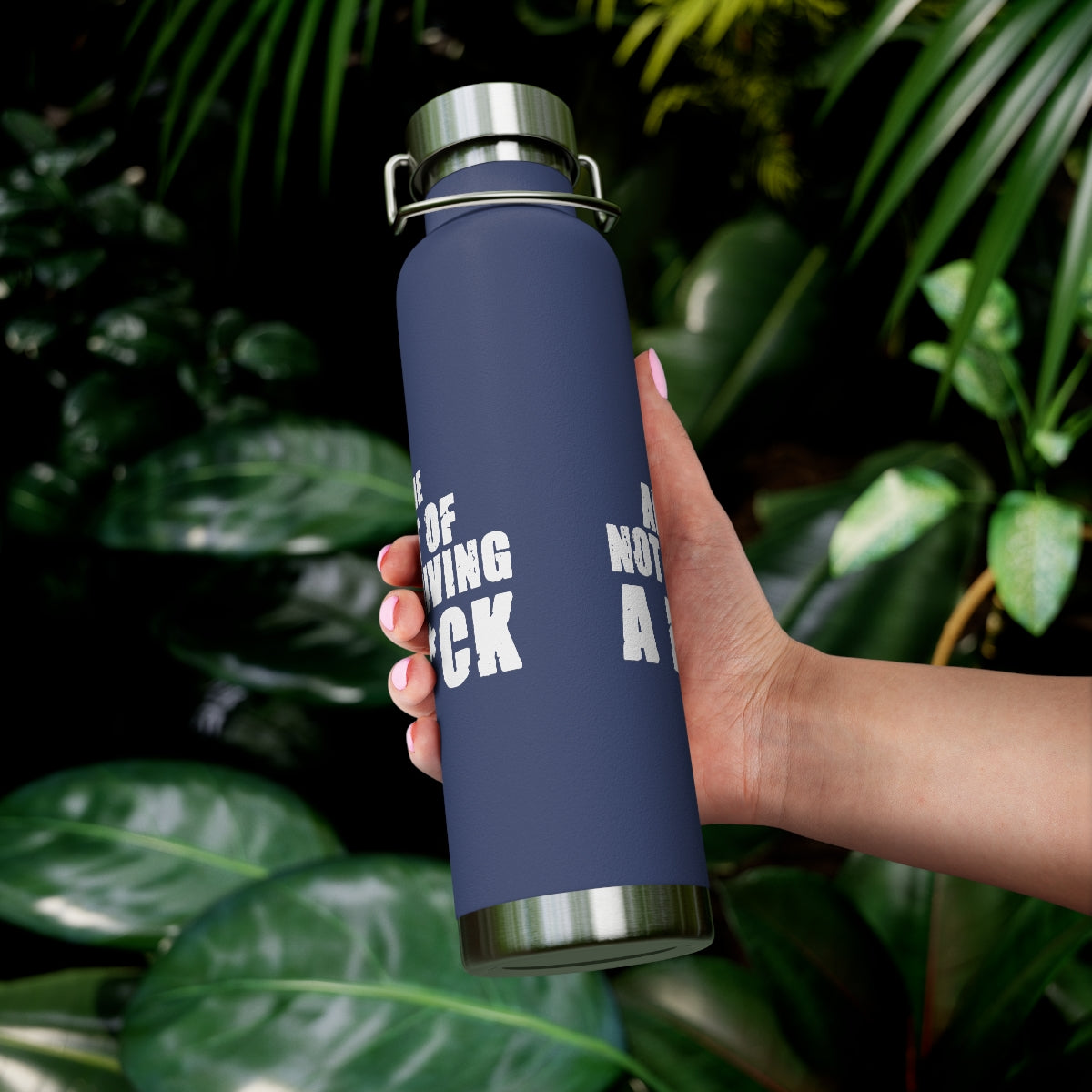 "The Art Of Not Giving A F*CK" Copper Vacuum Insulated Bottle, 22oz