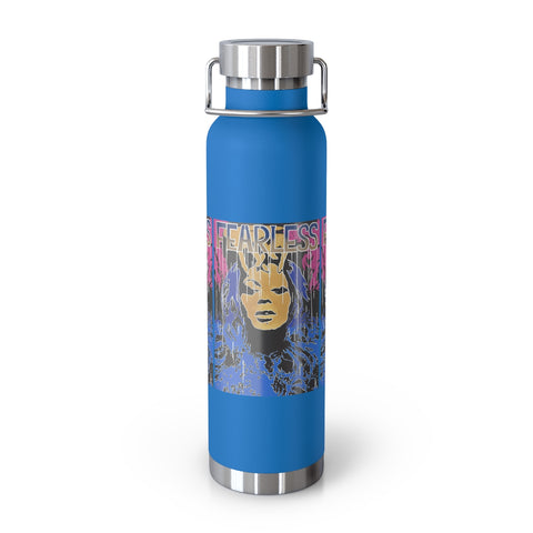 " Fearless-Inspired By Beyonce" Copper Vacuum Insulated Bottle, 22oz