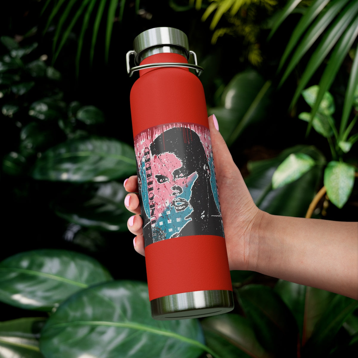 "Unbothered-Inspired By Grace Jones" Copper Vacuum Insulated Bottle, 22oz