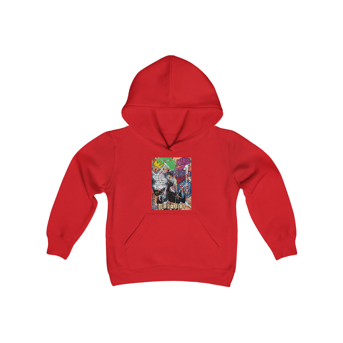 "Basquiat/Warhol Tribute" Youth Heavy Blend Hooded Sweatshirt