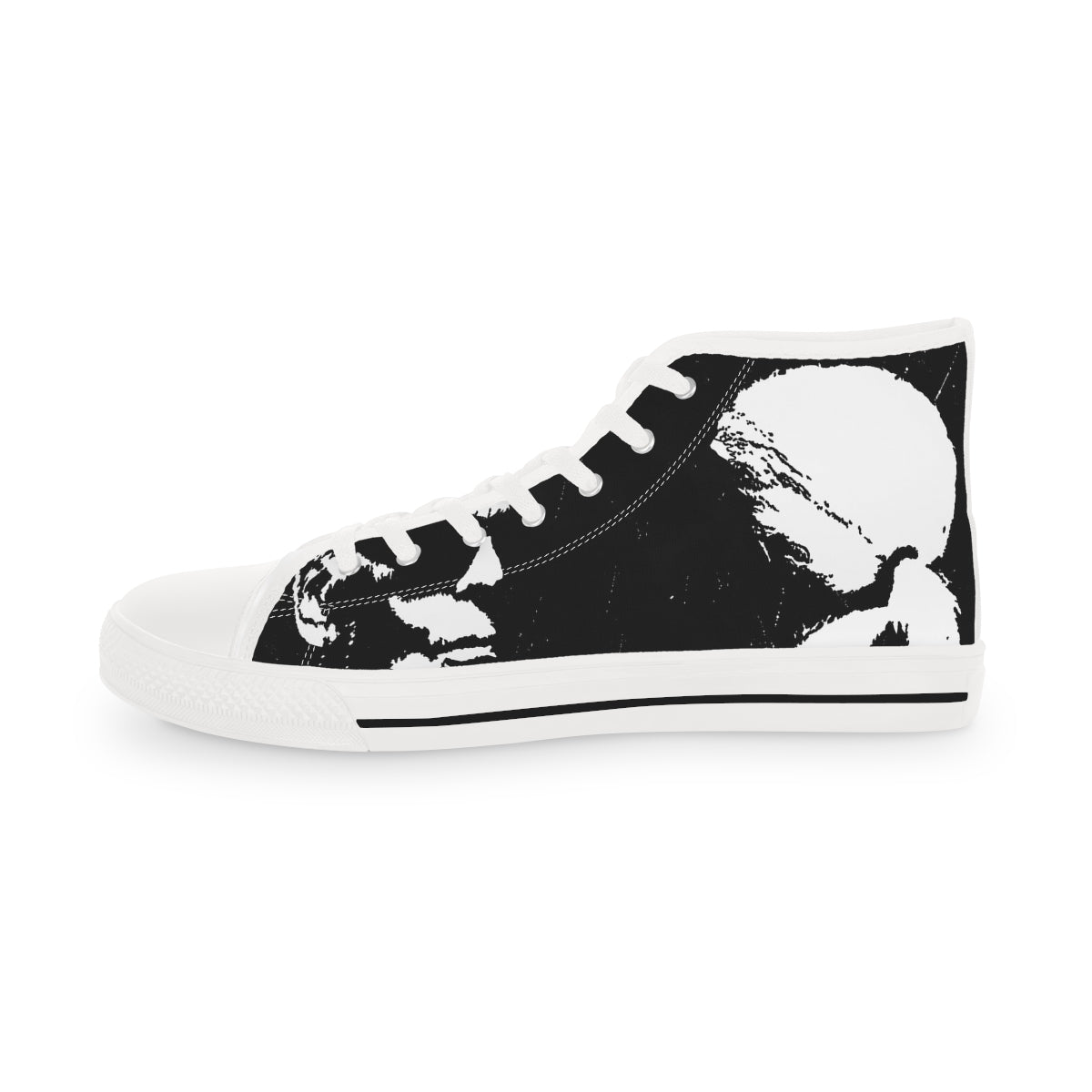"Label Whore Inspired By Karl Lagerfeld" Men's High Top Sneakers