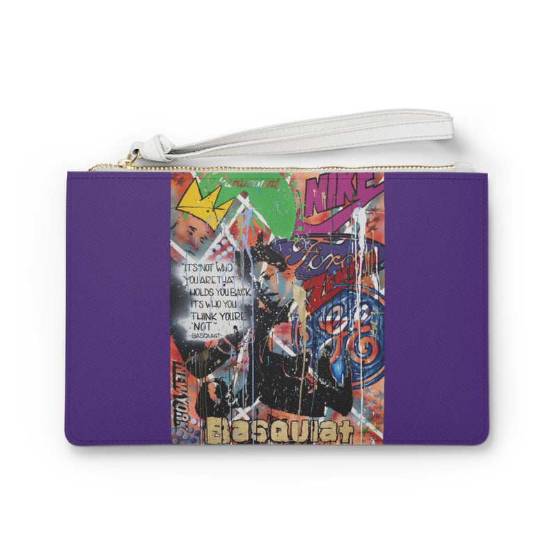 "Basquiat/Warhol Tribute 4" Clutch Purse