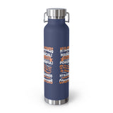 "My Blackness Is Magical..." Copper Vacuum Insulated Bottle, 22oz