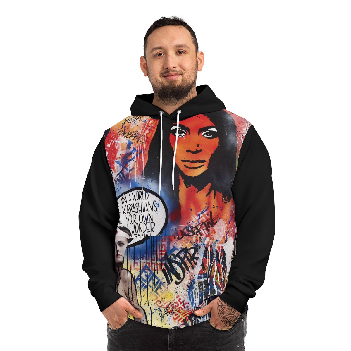"Dare To Be Different" Unisex AOP Fashion Hoodie
