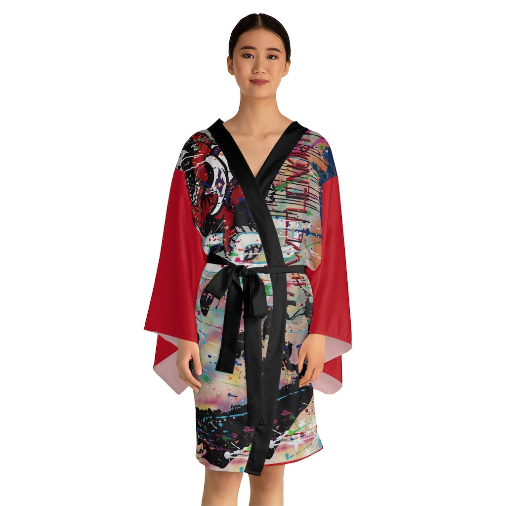 "Remember The North" Long Sleeve Kimono Robe