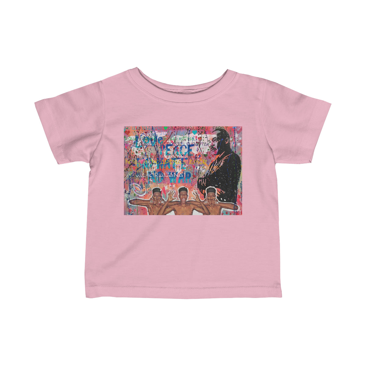 "No Hate Just Love" Infant Fine Jersey Tee