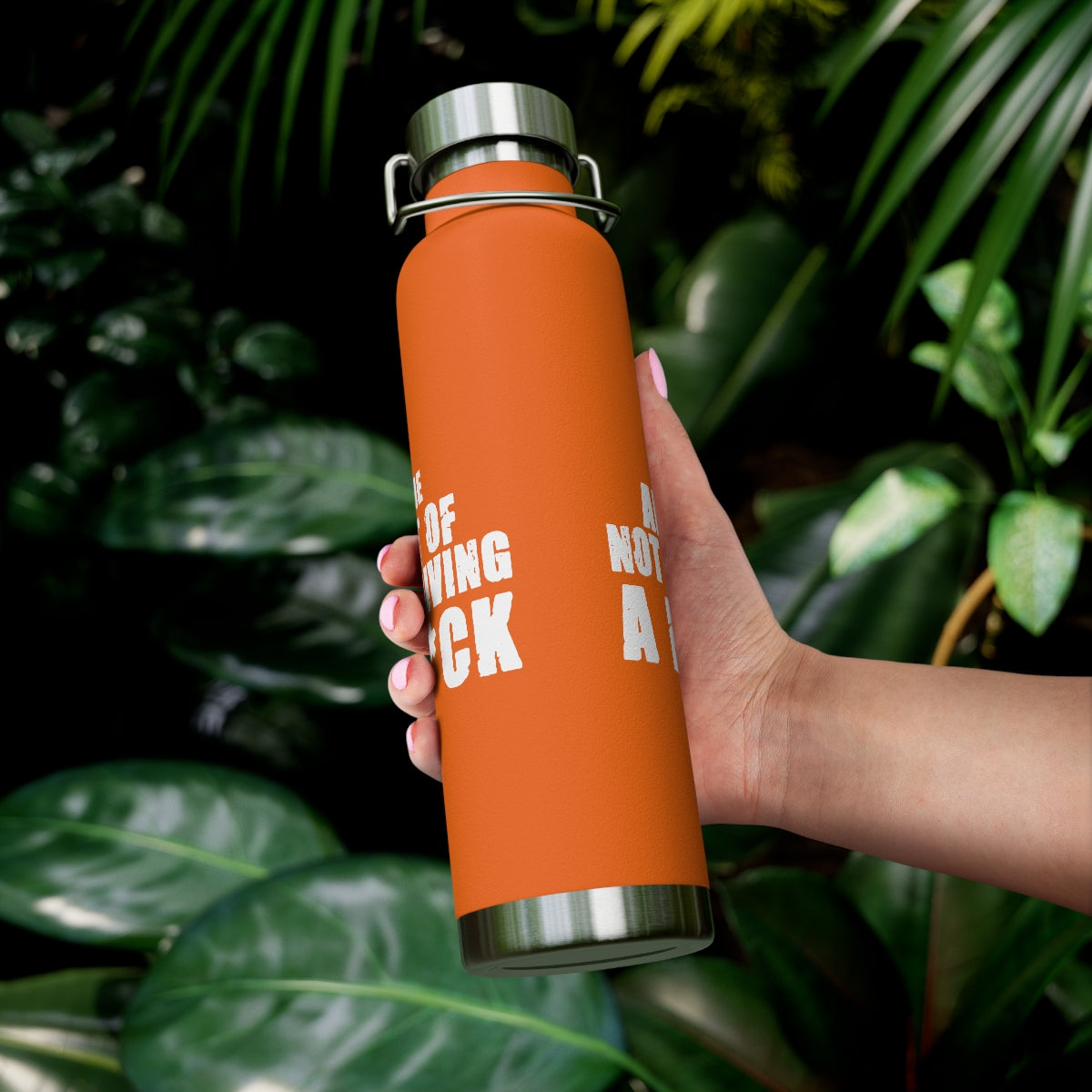 "The Art Of Not Giving A F*CK" Copper Vacuum Insulated Bottle, 22oz