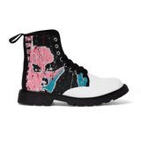 "Unbothered-Grace Jones" Women's Canvas Boots